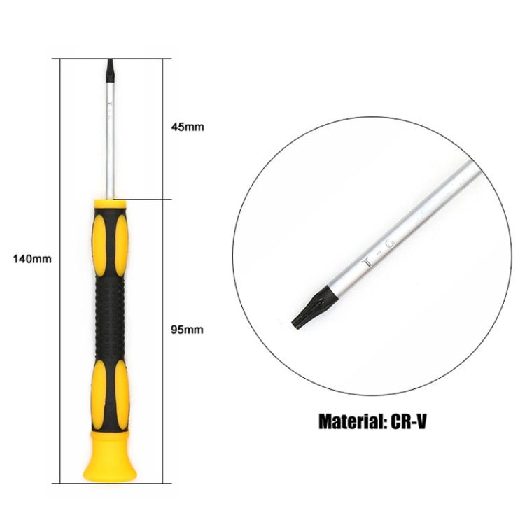 7 in 1 Opening Tool Kit Disassemble Repair with T6 / T8 / T10 Screwdrivers for Nintendo Switch / XBOX360 Game Console, T6 / T8 / T10 Screwdrivers - ORIWHIZ