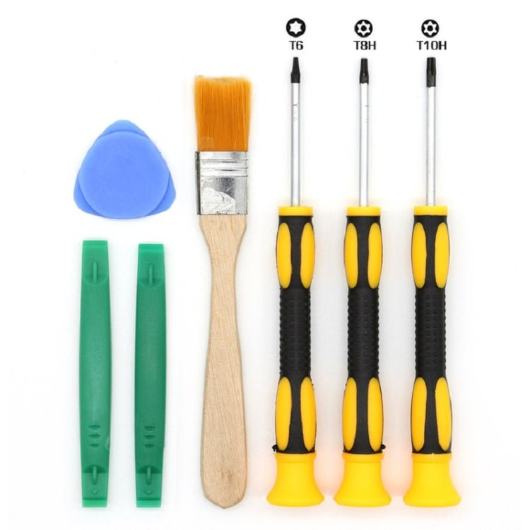 7 in 1 Opening Tool Kit Disassemble Repair with T6 / T8 / T10 Screwdrivers for Nintendo Switch / XBOX360 Game Console, T6 / T8 / T10 Screwdrivers - ORIWHIZ