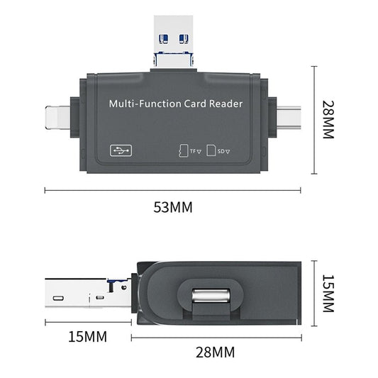 7 In 1 USB 3.0 Card Reader - ORIWHIZ