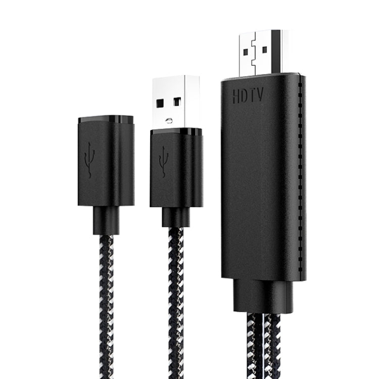 7563s USB - C / Type - C Female to 2K HDMI Male HD Video Adapter Cable, Cable Length: 1m - ORIWHIZ