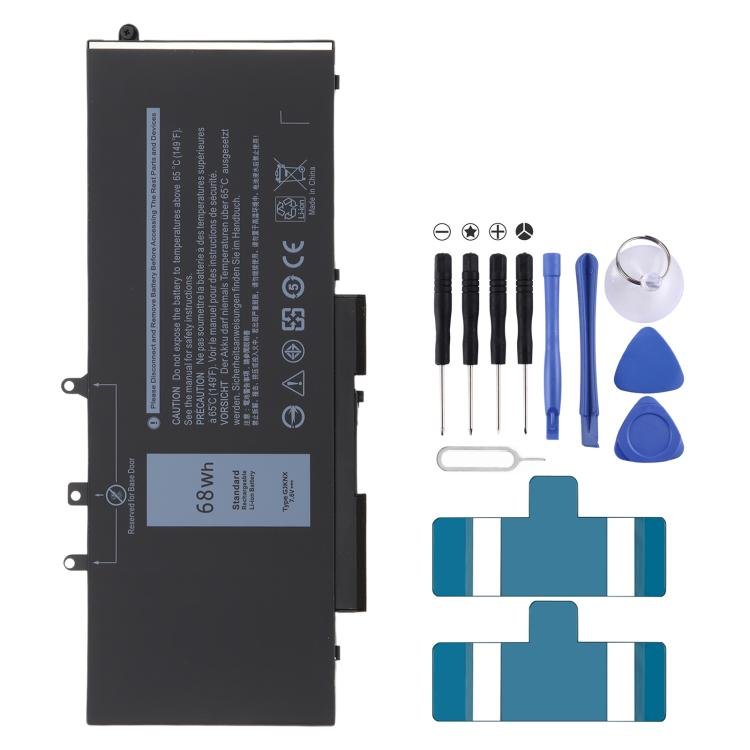 7.6V 68Wh GJKNX Li - ion Battery For Dell Latitude 15 5591 5280 5290 5480 5490 5580 5590 3520 3530 M3520 M3530 P27S, 7.6V 68Wh GJKNX - ORIWHIZ