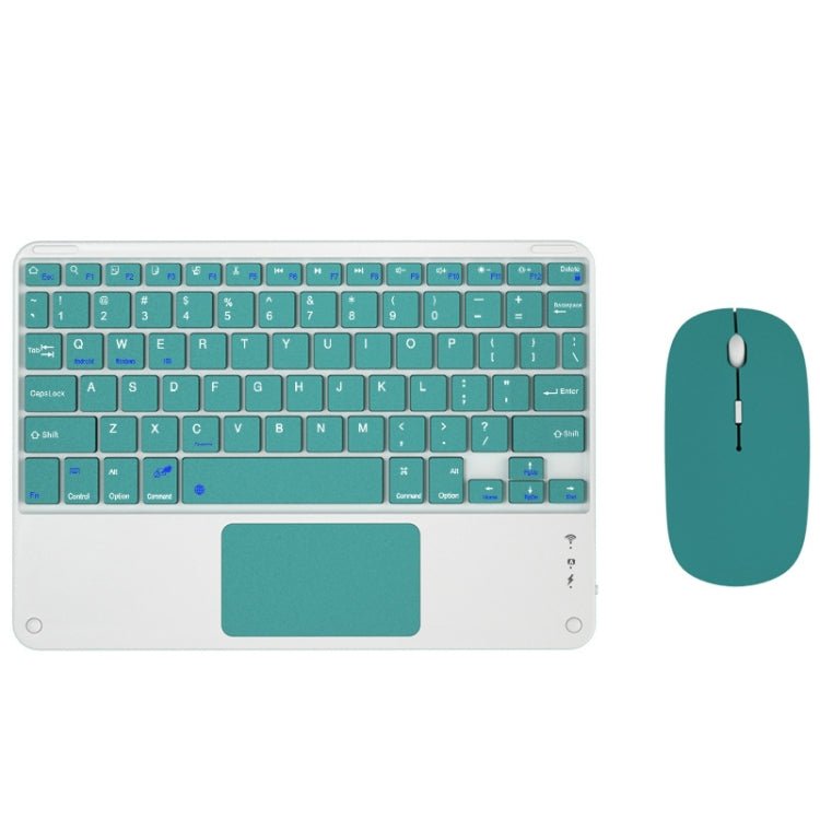 871 9.7 Inch Portable Wireless Bluetooth Keyboard With Touch Screen IPad + Mouse Set for iPad, Pink + Mouse, Mint Green + Mouse, Green + Mouse, Yellow + Mouse, White + Mouse, Black + Mouse - ORIWHIZApple AccessoriesiPad KeyboardiPad Keyboard Universal