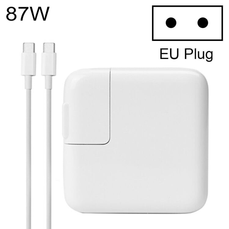 87W Type - C Power Adapter Portable Charger with 1.8m Type - C Charging Cable, EU Plug, 87W EU Plug - ORIWHIZ