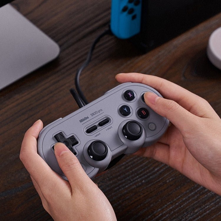 8Bitdo SN30 PRO USB Wired Gamepad Joystick for Swith / Steam / PC, SN30 PRO Wired(Grey) - ORIWHIZ8BitDoNintendo AccessoriesNintendo Accessories Gamepads