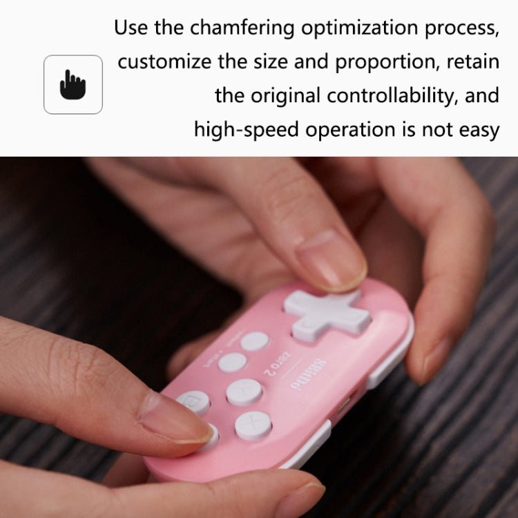 8Bitdo Zero2 Wireless Bluetooth Mini Handle For Switch / Windows / Android / MacOS / Steam / Respeberr, Yellow, Blue Green, Pink - ORIWHIZ8BitdoNintendo AccessoriesNintendo Accessories Gamepads