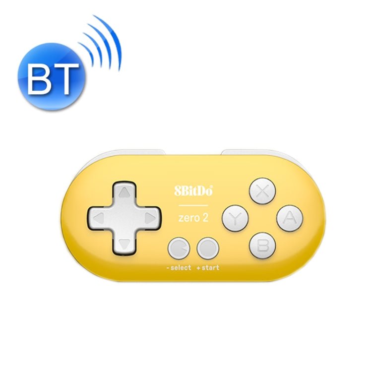 8Bitdo Zero2 Wireless Bluetooth Mini Handle For Switch / Windows / Android / MacOS / Steam / Respeberr, Yellow, Blue Green, Pink - ORIWHIZ8BitdoNintendo AccessoriesNintendo Accessories Gamepads