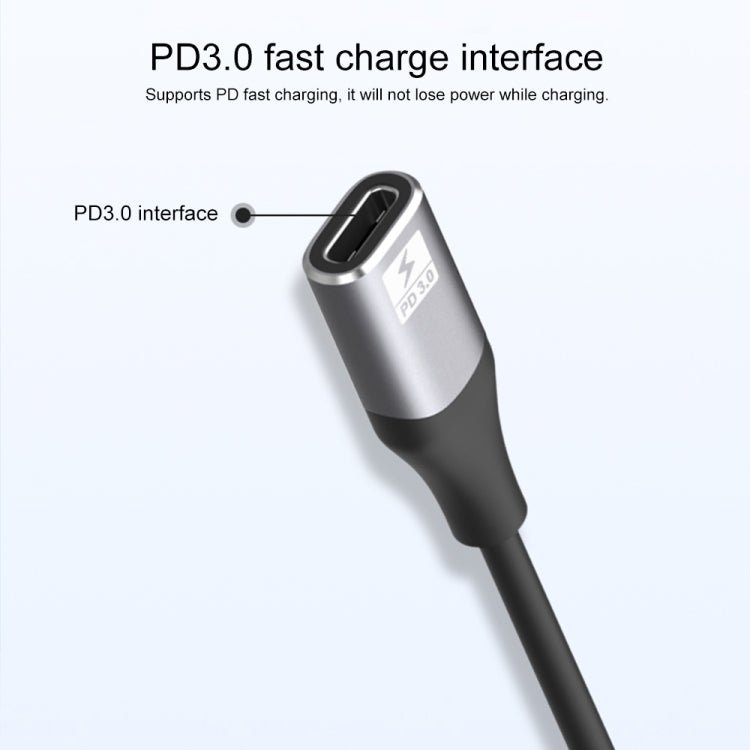 9572PD USB - C / Type - C Male to HDMI Male 4K HD Video Adapter Cable, Cable Length: 1.8m - ORIWHIZ