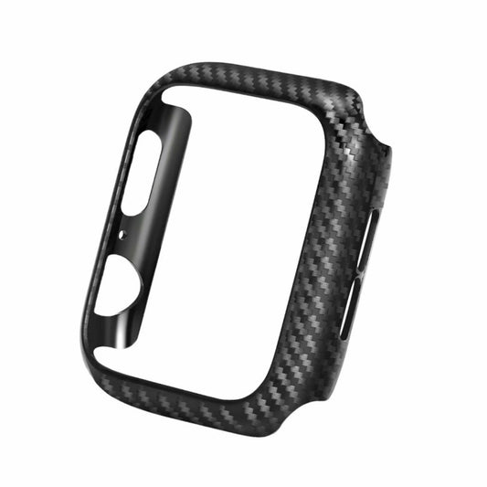 Genuine Leather Carbon Fiber Strap + Frame for Apple Watch Series 3 & 2 & 1 38mm, Apple Watch Series 3 & 2 & 1 38mm