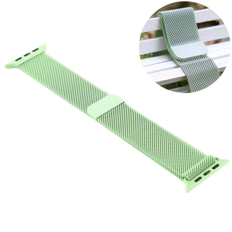 Für Apple Watch Series 7 41mm / 6 & SE & 5 & 4 40mm / 3 & 2 & 1 38mm Farbwechselndes magnetisches Nylon-Armband, 40mm