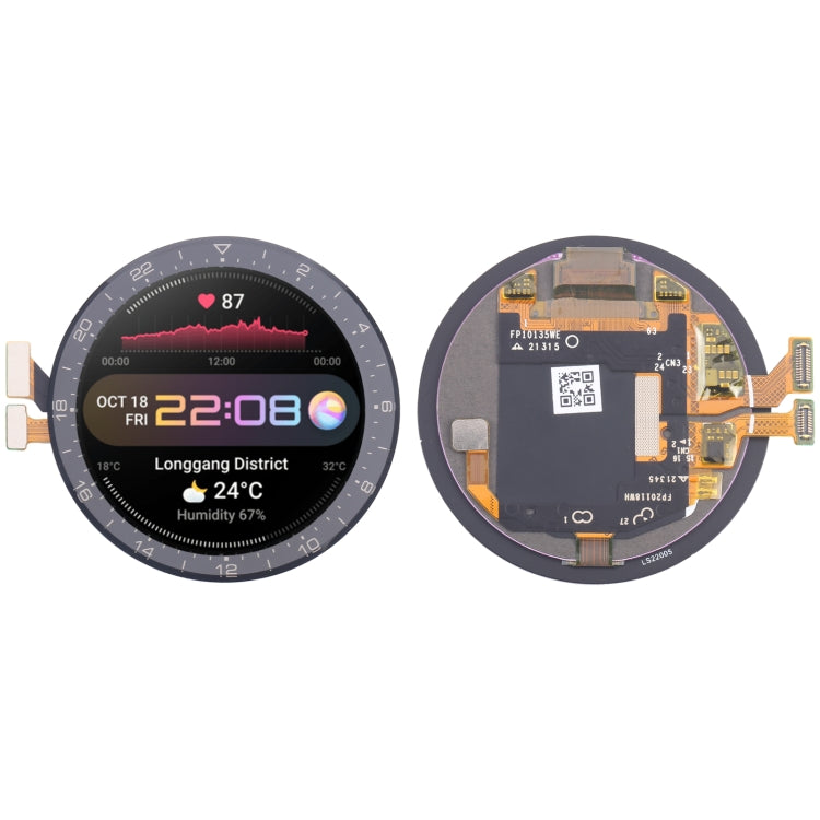 Original LCD Screen and Digitizer Full Assembly for Huawei Watch 3 Pro, For Huawei Watch 3 Pro