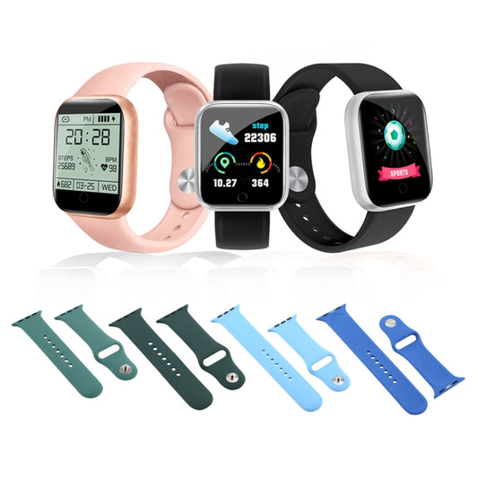 For Apple Watch Series 7 41mm / 6 & SE & 5 & 4 40mm / 3 & 2 & 1 38mm Silicone Watch Band, For Apple Watch Series 7 41mm / 6 & SE & 5 & 4 40mm / 3 & 2 & 1 38mm