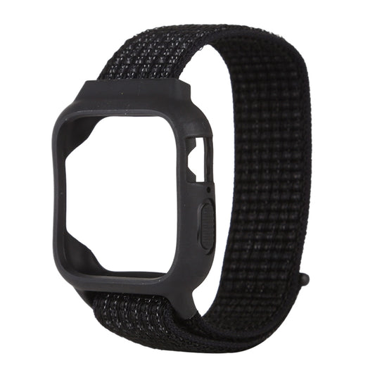 Für Apple Watch Ultra 49mm & Watch Ultra 2 49mm / Series 10 46mm / 9 & 8 & 7 45mm / SE 3 & SE 2 & 6 & SE & 5 & 4 44mm / 3 & 2 & 1 42mm Nylonarmband mit Klettverschluss, Für Apple Watch Series 7 45mm / 6 & SE & 5 & 4 44mm / 3 & 2 & 1 42mm