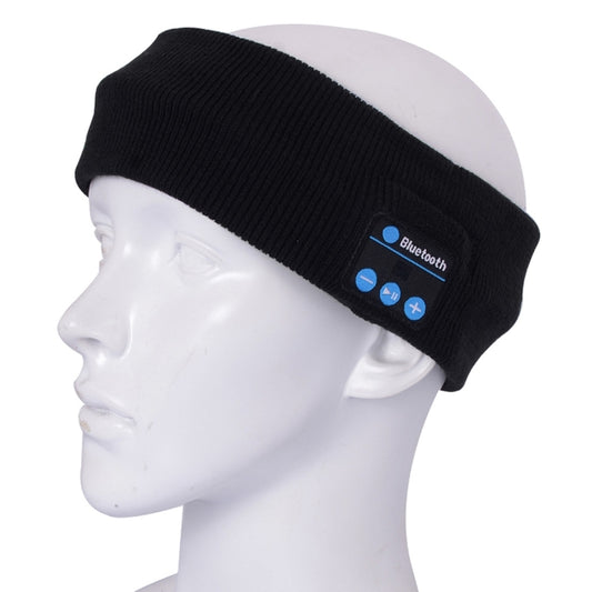 Bandeau en tricot avec micro et Bluetooth pour sport et musique, compatible iPhone/Samsung et autres appareils Bluetooth