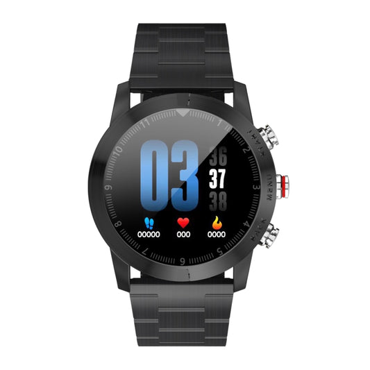 DTNO.1 S10 Bracelet intelligent avec écran couleur TFT de 1,3 pouces, étanche IP68, bracelet en acier, prise en charge des rappels d'appels / surveillance de la fréquence cardiaque / surveillance du sommeil / mode multisport