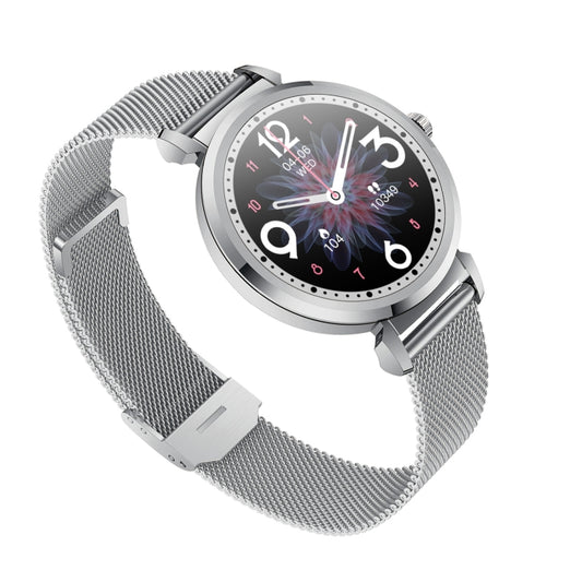 KC06 Bracelet de montre intelligente pour femme et homme, Suivi du cycle menstruel, Surveillance de la pression artérielle et de la fréquence cardiaque, Bracelet en acier