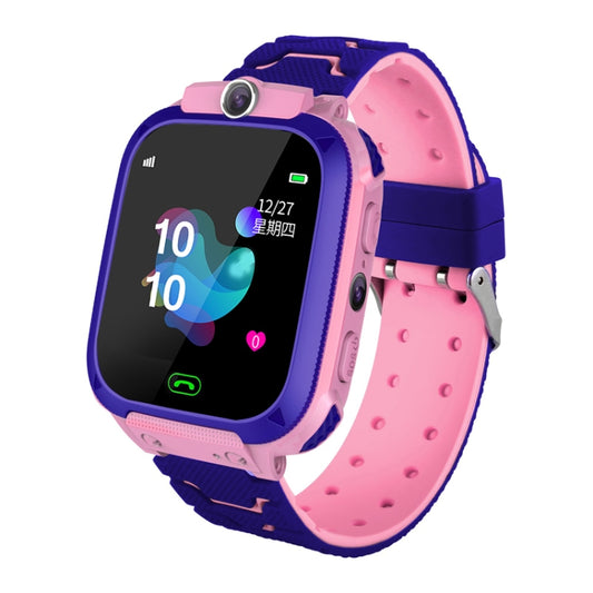 Q12B Montre Intelligente avec Écran Couleur de 1,44 Pouce pour Enfants, Prend en Charge le Positionnement LBS / la Composition Bidirectionnelle / les Premiers Secours par Touche Unique / la Surveillance Vocale / l'Application Setracker