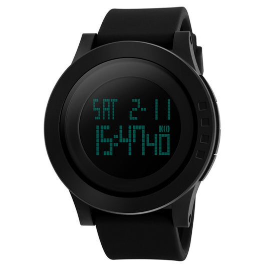 SKMEI 1142 Montre digitale multifonctionnelle pour homme, sport extérieur, noctilucente, étanche en gel de silice
