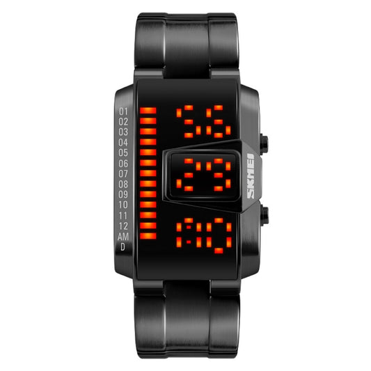 SKMEI 1179 Montre numérique à LED multifonctionnelle étanche et luminescente pour hommes, idéale pour les activités sportives en extérieur