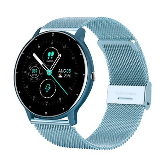 ZL02D 1.28 inch IP67 Waterproof Steel Band Smart Watch Support Heart Rate Monitoring, Steel Band (Gold), Steel Band (Blue), Steel Band (Black)