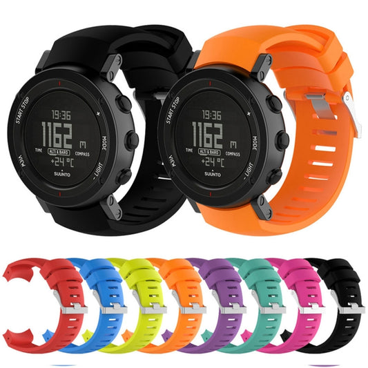 Silicone Watch Band for SUUNTO Core ALU Black