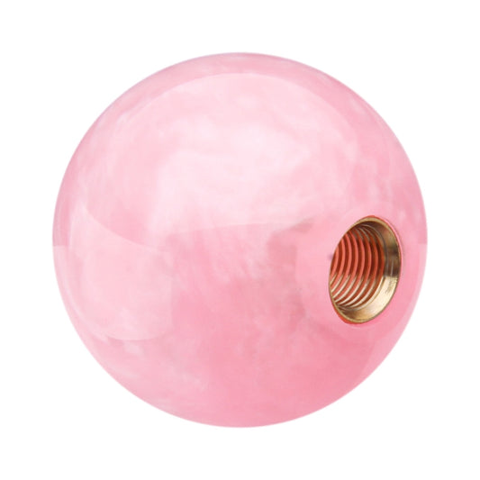 Pommeau de levier de vitesse pour voiture en marbre modifié, avec adaptateur, rose, vert, vert clair, bleu clair, violet