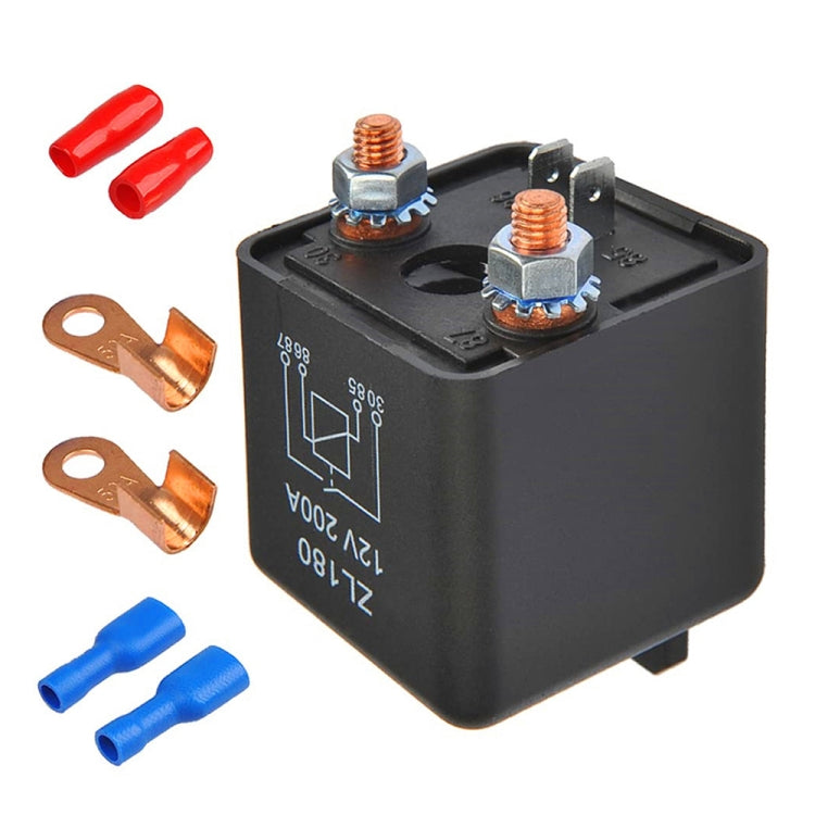 12V 200A Car Start Relay with Accessories, 12V