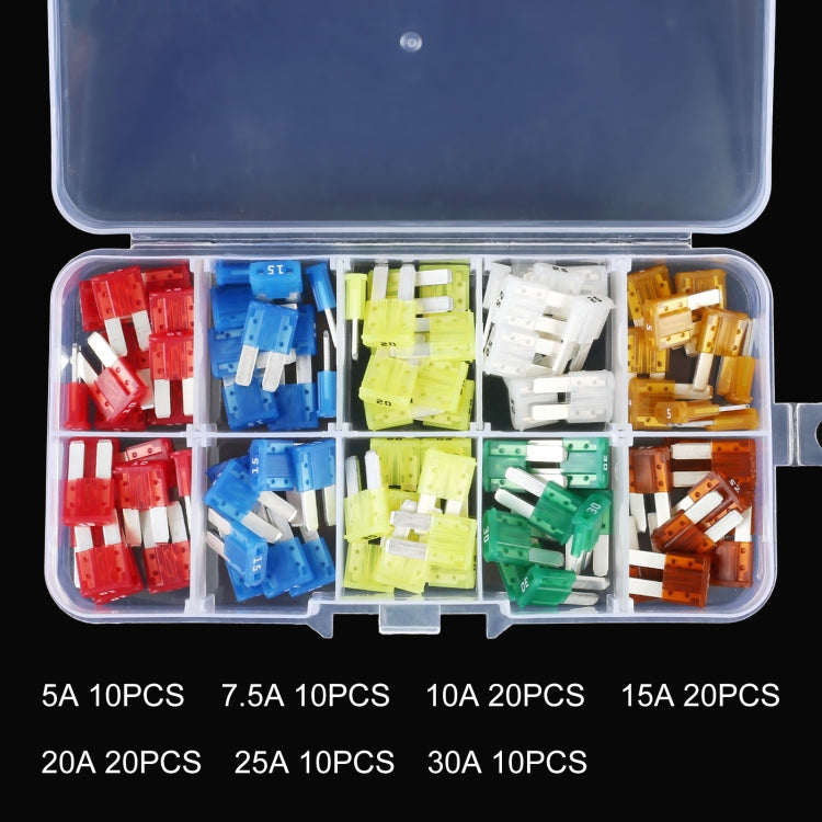 100 in 1 New Energy Car Blade Fuse Holder Set, 100 in 1 New Energy Car