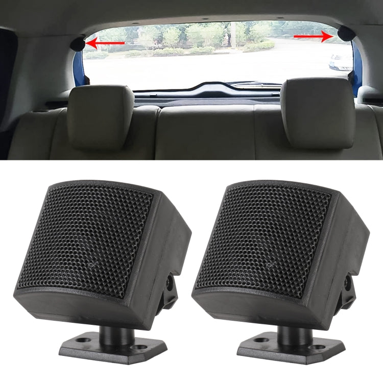 TP-008A 2pcs 500W 105dB Car Dome Tweeter Audio Loudspeaker Treble Speaker, TP-008A