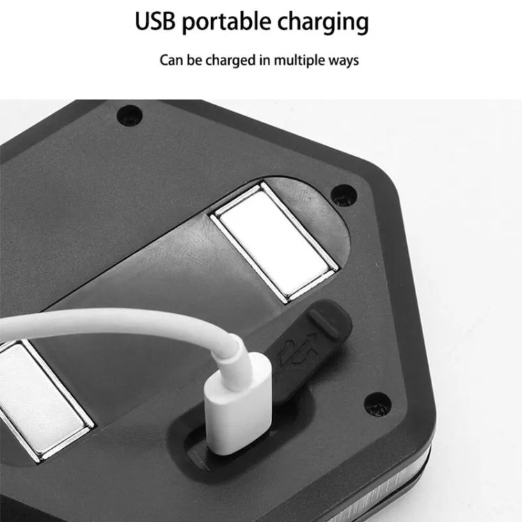 Car USB Rechargeable Strong Magnetic Adsorption COB LED Trunk Reading Light, S304