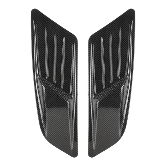 HD-713 1 Pair Car Hood Decorative Stickers Fender Air Vents Sticker(Carbon Fiber), Carbon Fiber