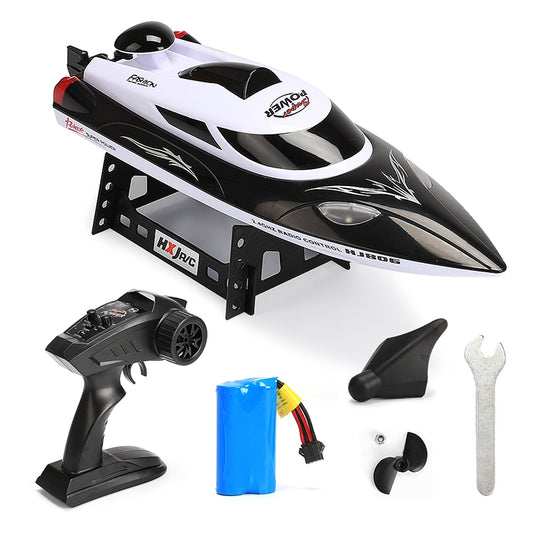 HongXunJie HJ806 Bateaux de Course Haute Vitesse 2.4Ghz avec Refroidissement par Eau, Télécommande, Fonction de Retournement Automatique, Distance de Contrôle de 200m
