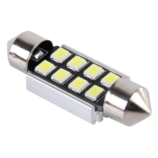2 PCS 41mm Festoon 3W 300LM White Light 8 LED 3528 SMD Canbus Error-Free Car Reading Lamps, DC 12, 41mm