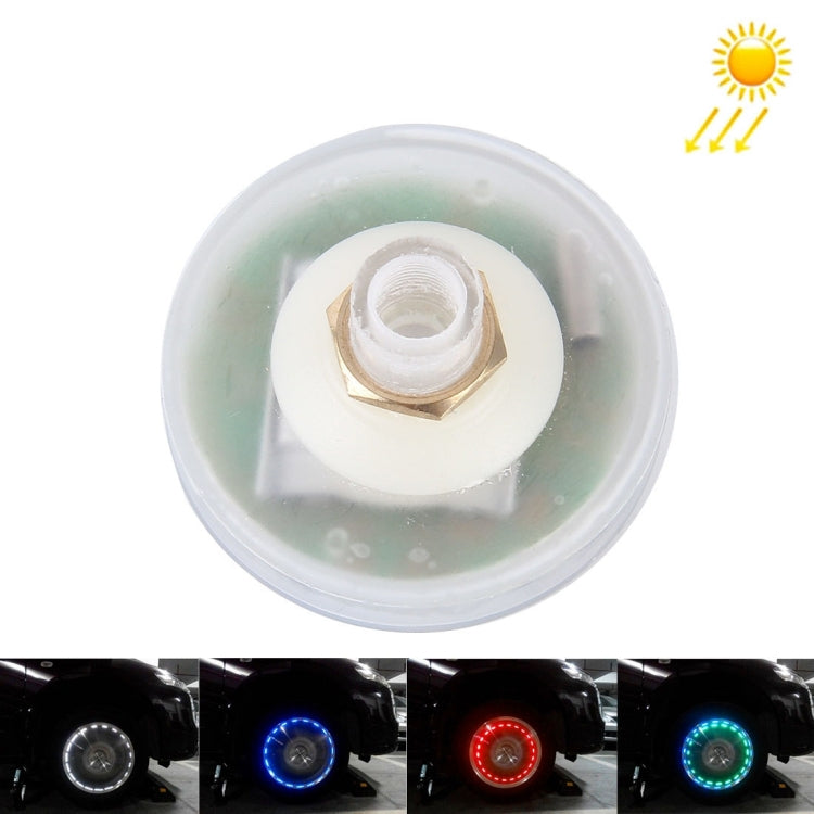 Solar Car Tyre Tire Inflating Valve Decorative Lighting Hot Wheels Strobe Flashing LED Light Lamp, 1PC Flashing LED Light