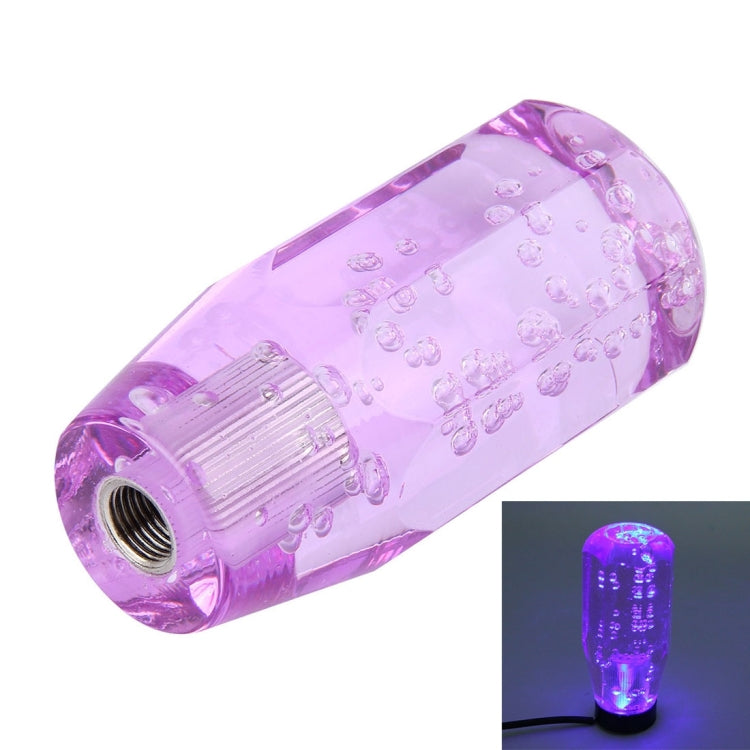 Crystal Car Breathing Racing Dash LED Magic Lamp Gear Head Shift Knob with Base, Size: 10.0 * 4.5 * 3.2 cm(Red and Blue), Size: 10.0 * 4.5 * 3.2 cm(Transparent), Size: 10.0 * 4.5 * 3.2 cm(Purple)