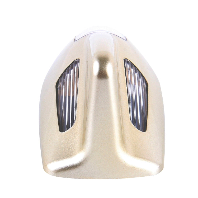 Solar Colorful Light Anti Collision Shark Fin Car Taillight LED Flash Warning Light Caution Light