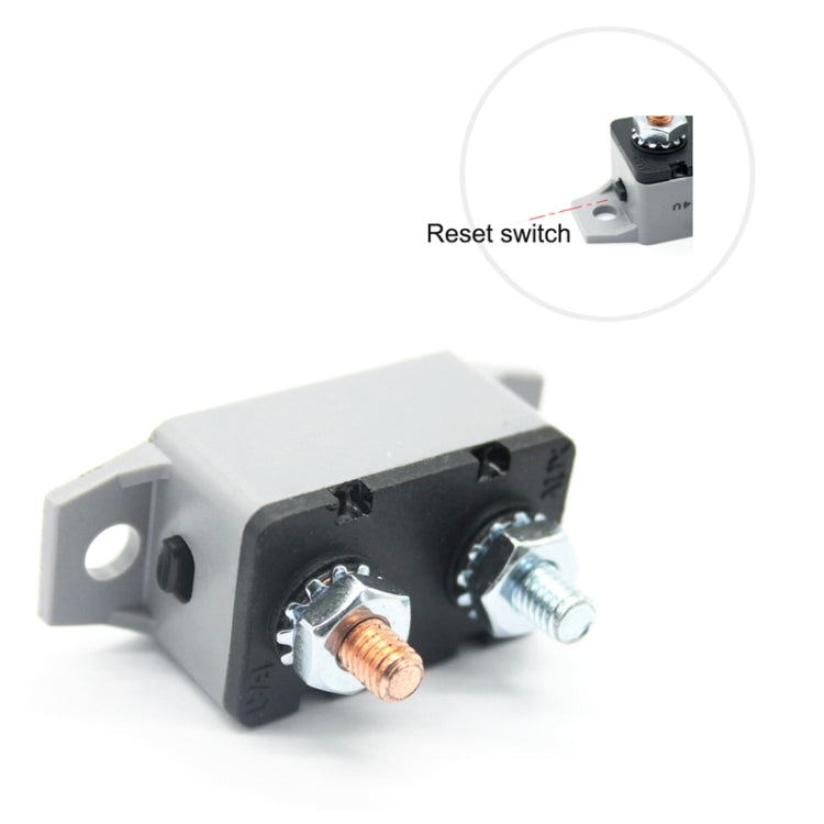 F3088-40A 40A Manual Reset Circuit Breaker Double Short Legs with Bolt 12/24V, 40A