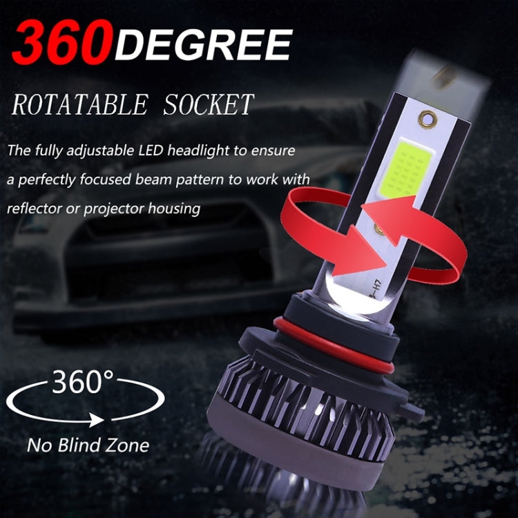 2 PCS H3 DC9-36V / 36W / 3000K / 6000LM IP68 Car / Motorcycle Mini COB LED Headlight Lamps / Fog Light, H3