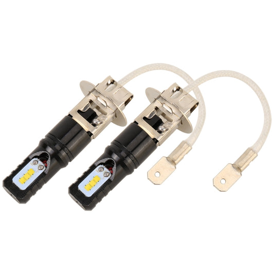 2 PCS H3 DC12V / 4.5W / 6000K / 360LM Car LED Fog Light with 6 CSP Lamp Beads, White Light, H3 (Black), H3 (Silver)
