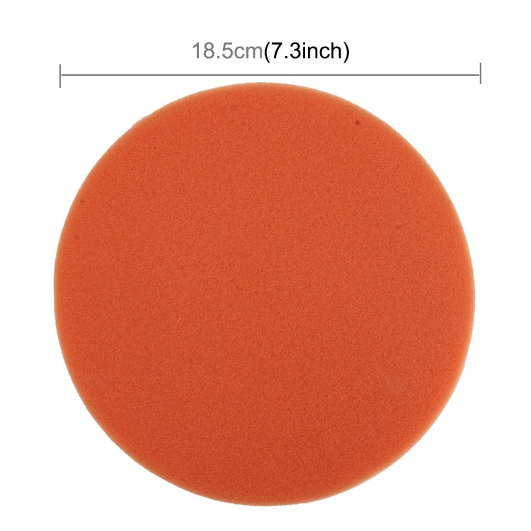 2 PCS Car Wax Sponge Round Shape Sponge High-density Waxing Sponge,Size:18.5 x 18.5cm, 18.5 x 18.5cm