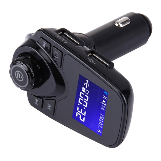 Émetteur FM Bluetooth T11 Lecteur MP3 de voiture avec écran LED, support double charge USB et mains libres et carte TF et fonction de lecture de musique U Disk, T11