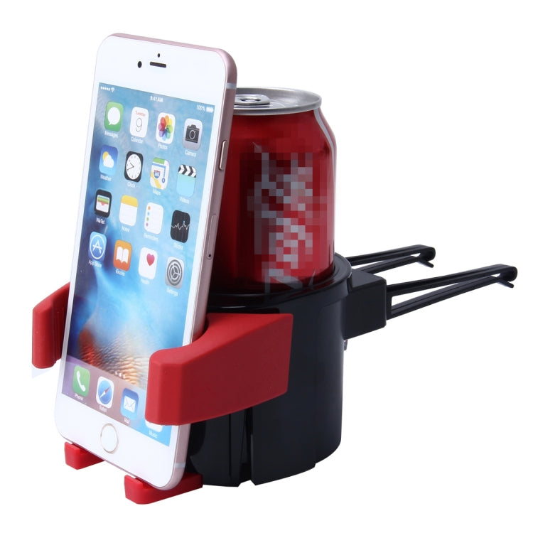 SHUNWEI SD-1027 Car Auto Multi-functional ABS Air Vent Drink Holder Bottle Cup Holder Phone Holder Mobile Mount, SD-1027(Red), SD-1027(Black), SD-1027(Green)
