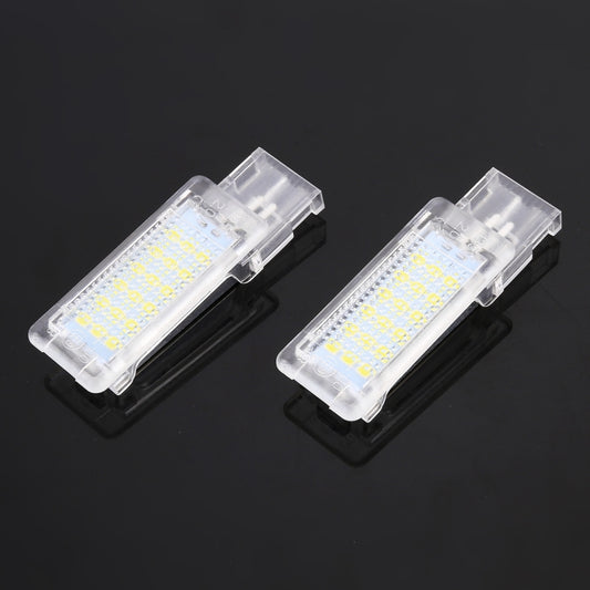 2 PCS DC12V / 1.5W / 6000K / 100LM Car Foot Nest Lights Footwell Lamp Seat Lamp 18LEDs SMD-3528 Lamps for Volkswagen, Car Foot Nest Lights