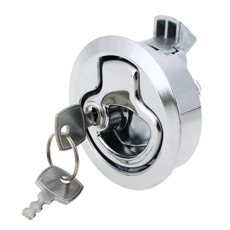 RV / Yacht / Washroom Door Catch Latch Release Cupboard Door Stop Drawer Cabinet Locker, with Key, Black, with Key