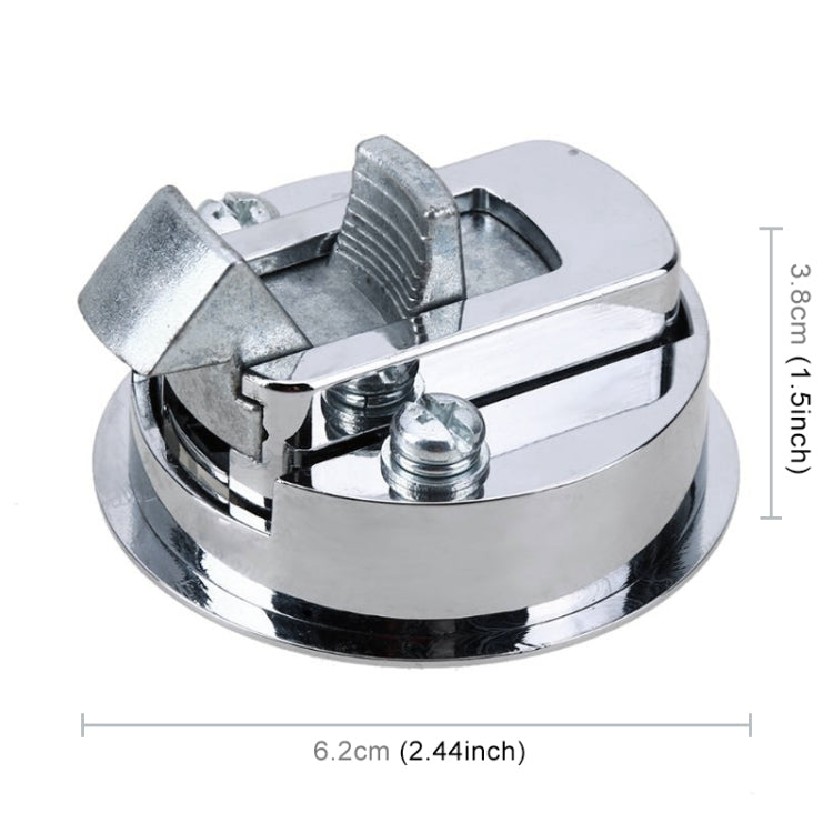 RV / Yacht / Washroom Door Catch Latch Release Cupboard Door Stop Drawer Cabinet Locker, with Key, Washroom Door Catch Latch (Silver)