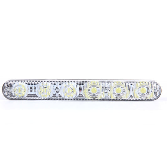 2 PCS LD-006 5730-6SMD 12W 1200LM 7000K White Light Daytime Running Light.DC 12V, White Light+12W 1200LM/7000K