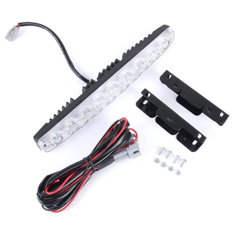 2 PCS LD-008 5730-9SMD 15W 1500 LM 7000K White Light Daytime Running Light.DC 12V, White Light+15W 1500LM/7000K