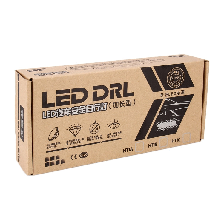 2 PCS LD-008 5730-9SMD 15W 1500 LM 7000K White Light Daytime Running Light.DC 12V, White Light+15W 1500LM/7000K