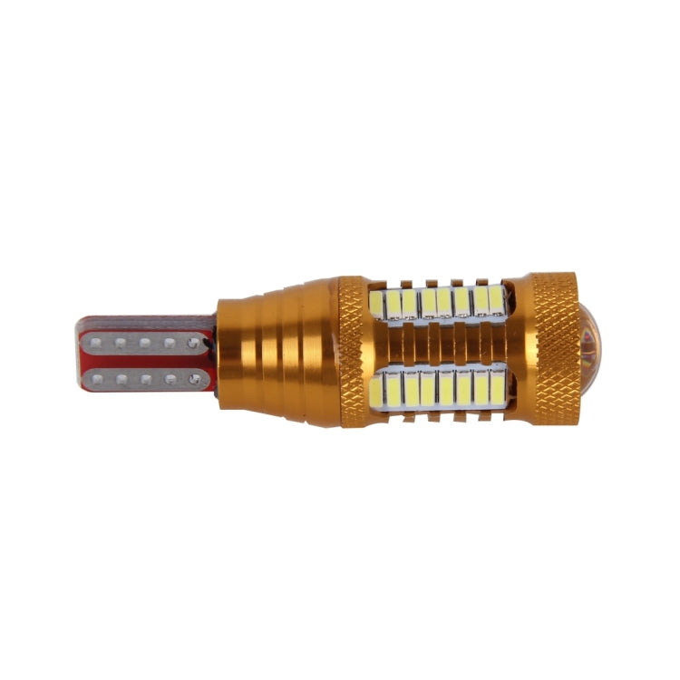 2 PCS T15-4014-32SMD + 1CREE 5W 650LM White Light LED Decode Car Clearance Lights Lamp, DC12V(Gold), 5W 4014-32SMD + 1CREE