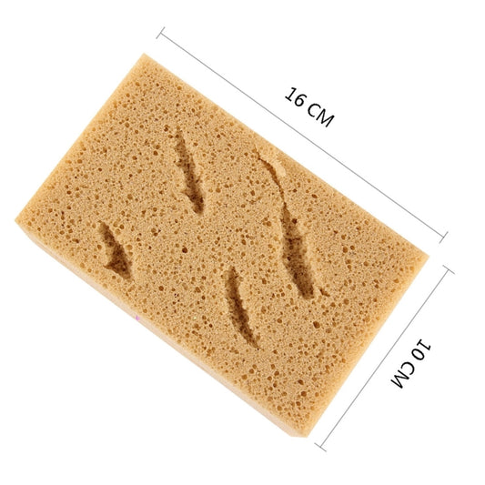 Car Care Tampon de Nettoyage de Voiture Éponge Douce Résistante à l'Usure Marron((Kaki), Lot de 5 Tampons de Nettoyage((Kaki)