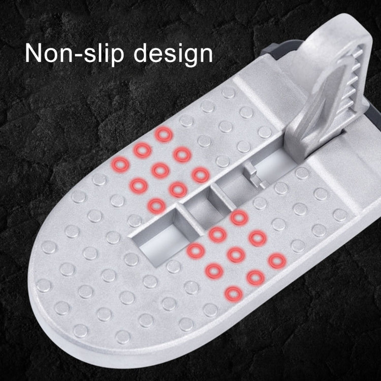 Multi-function Car Door Sill Step Pedals Pads, Pedals Pads (Black), Pedals Pads (Silver)